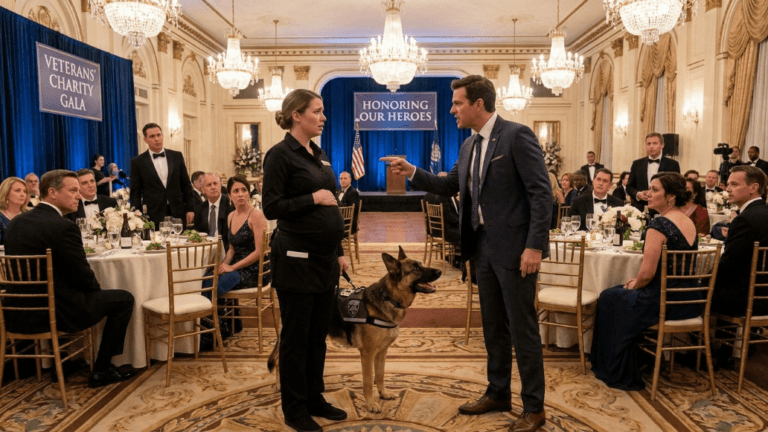 Retired K9 Refused To Leave The Stranger’s Side